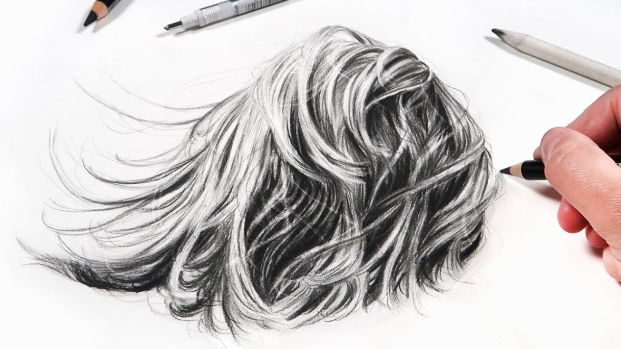 art hair design Bulan 1 HOW TO DRAW HAIR in Just  Steps!