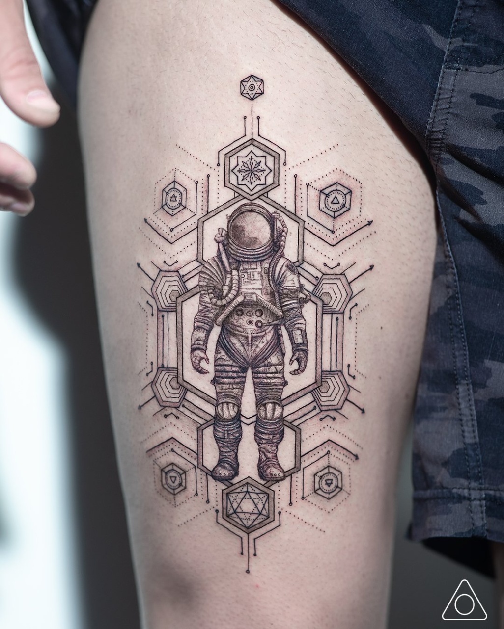 astronaut tattoo design Bulan 2 Sacred Astronaut Tattoo Art  Los Angeles Tattoo Artist — MM