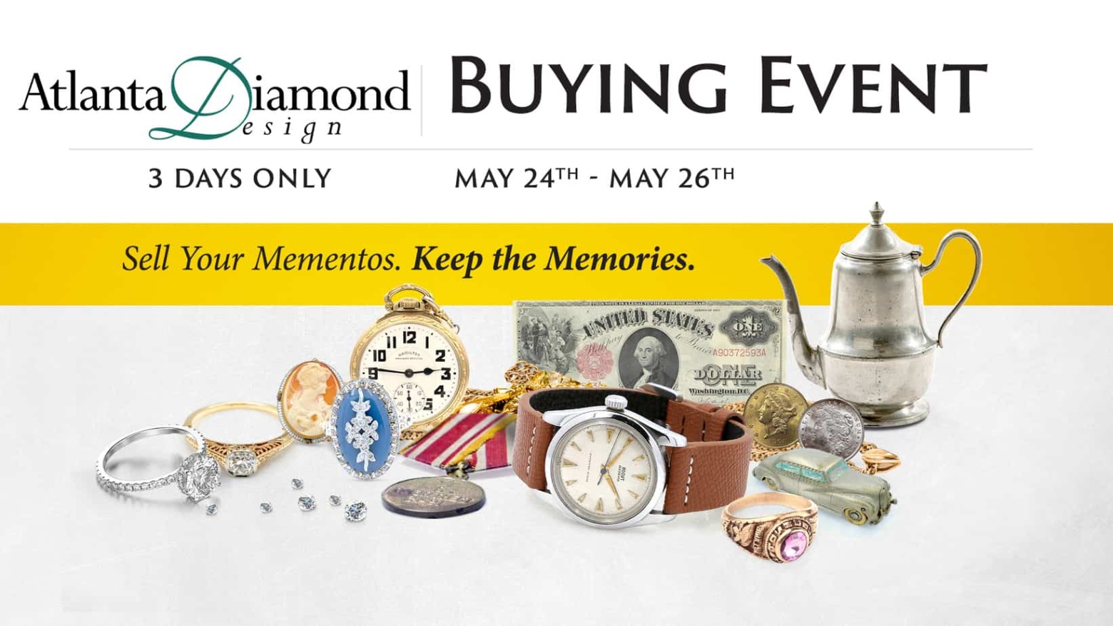 atlanta diamond design Bulan 3 Three Day Jewelry Buying Event  Atlanta Diamond Design