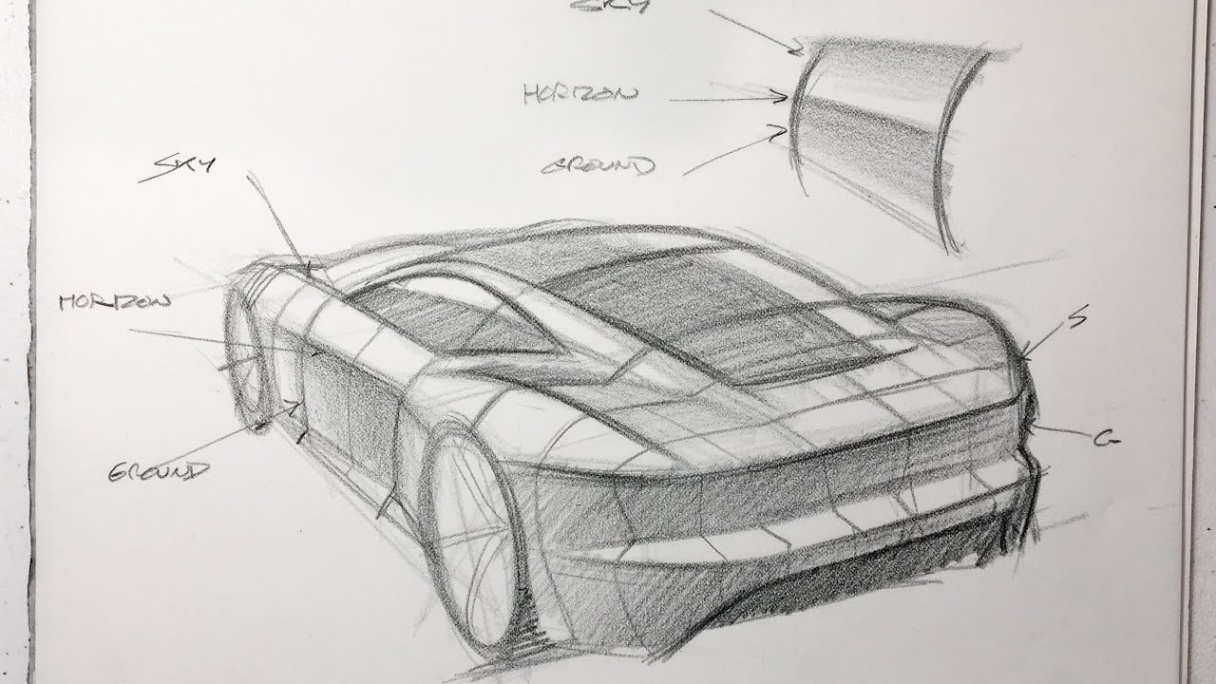 automobile car design Bulan 4 Car Design - Vehicle Rendering Basics