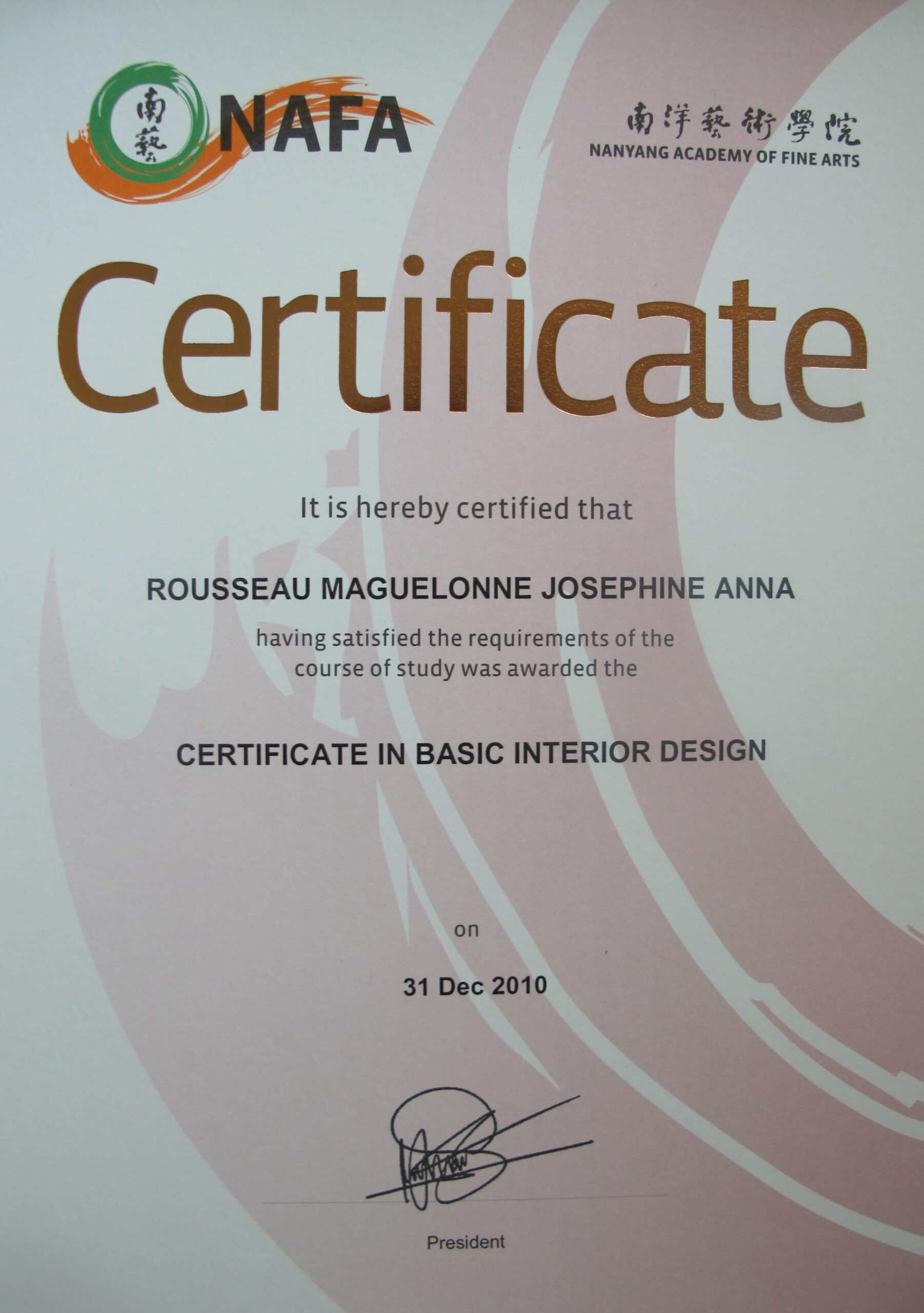 interior design certificate online Niche Utama Home Courses  Maguelonne